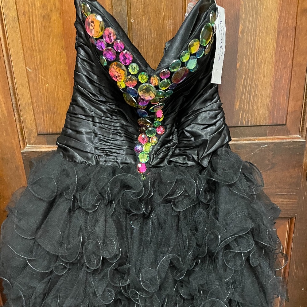 Strapless Black Dress